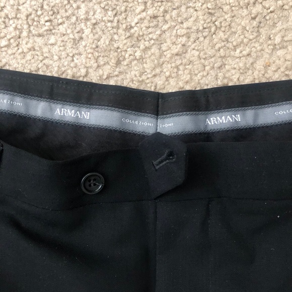 Armani Collezioni Black Wool suit 42L - Picture 4 of 5